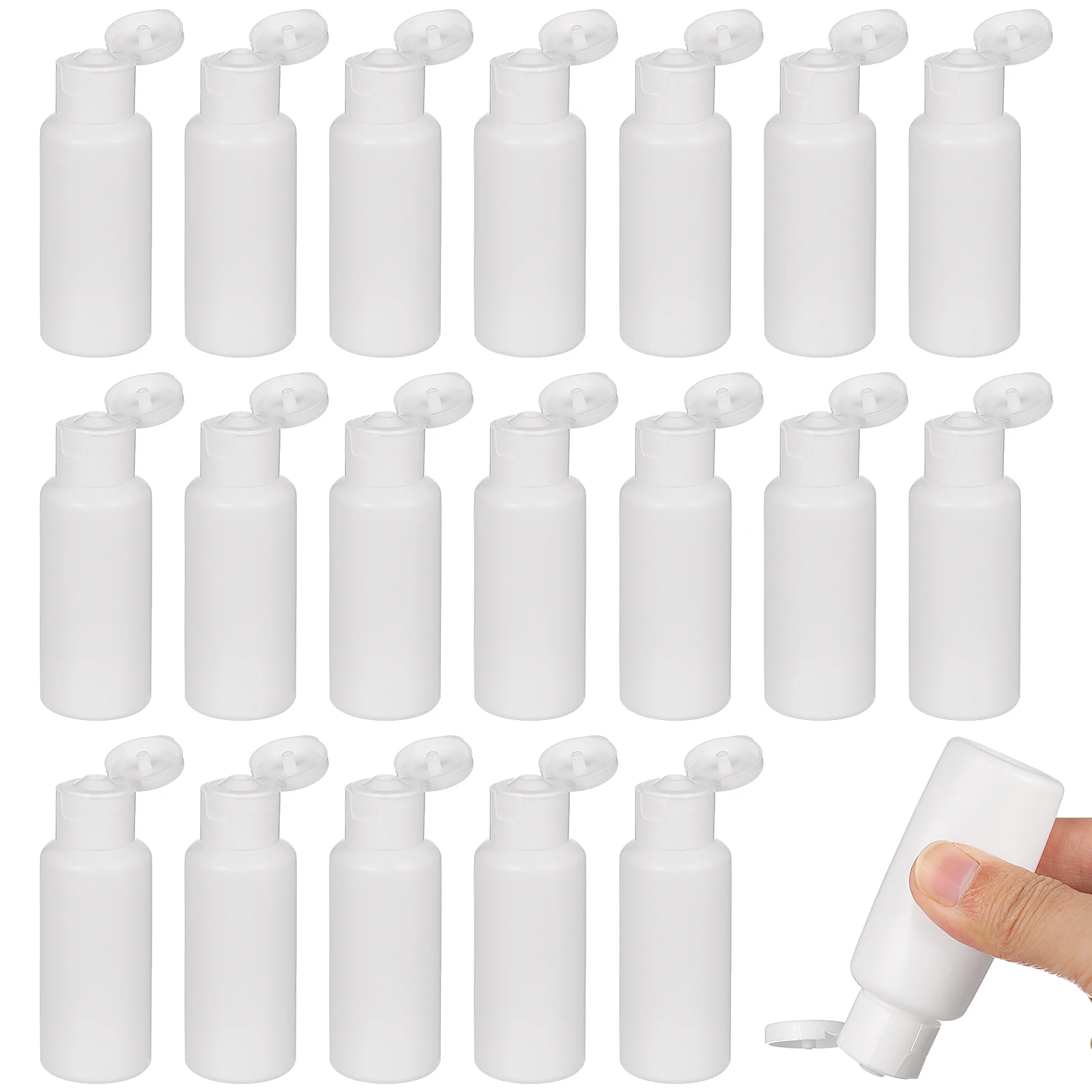 30pcs Plastic Bottles Durable Lightweight Shampoo Lotion Travel White Sub Bottles Dispensers Containers Filling Packaging Tools
30pcs Plastic Bottles Durable Lightweight Shampoo Lotion Travel White Sub Bottles Dispensers Containers Filling Packaging Tools