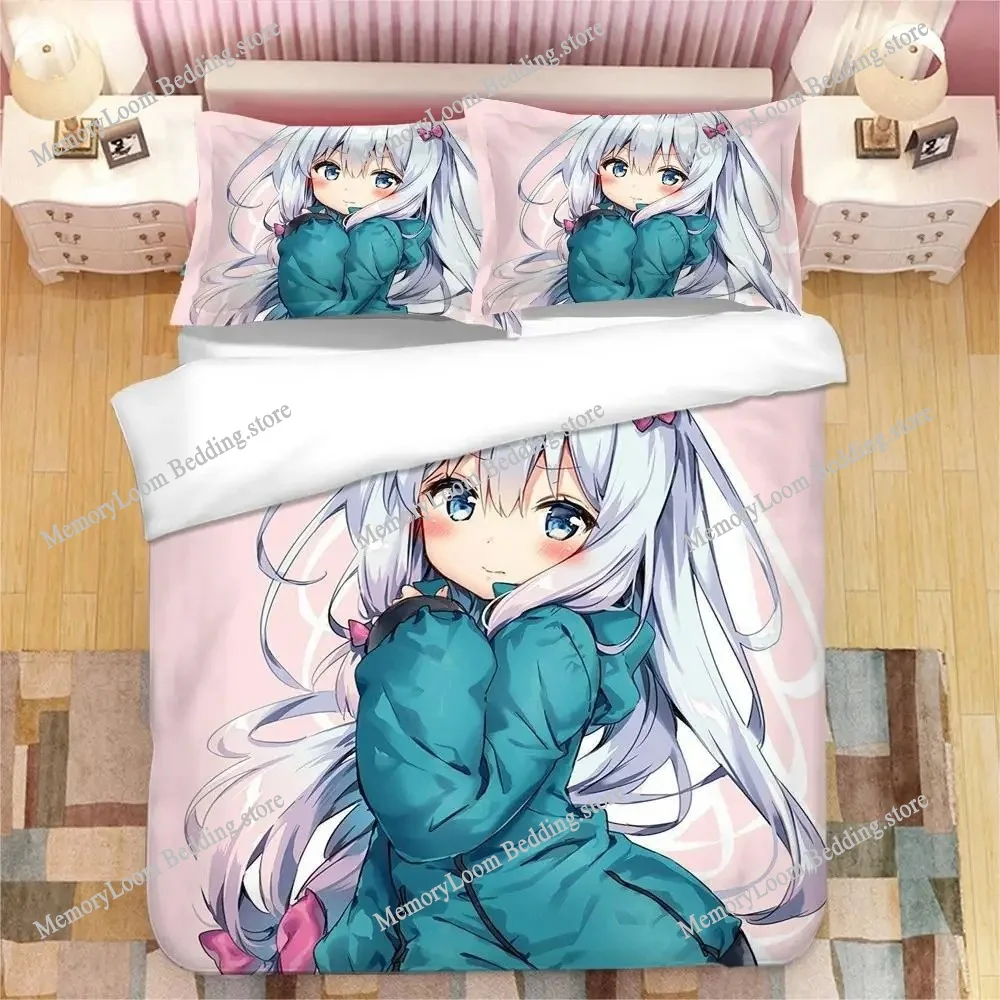 Anime Girl Izumi Sagiri 3D Printed Bedding Set King Duvet Cover Pillow Case Comforter Cover Bedclothes Bed Linens Home Textiles
Anime Girl Izumi Sagiri 3D Printed Bedding Set King Duvet Cover Pillow Case Comforter Cover Bedclothes Bed Linens Home Textiles
