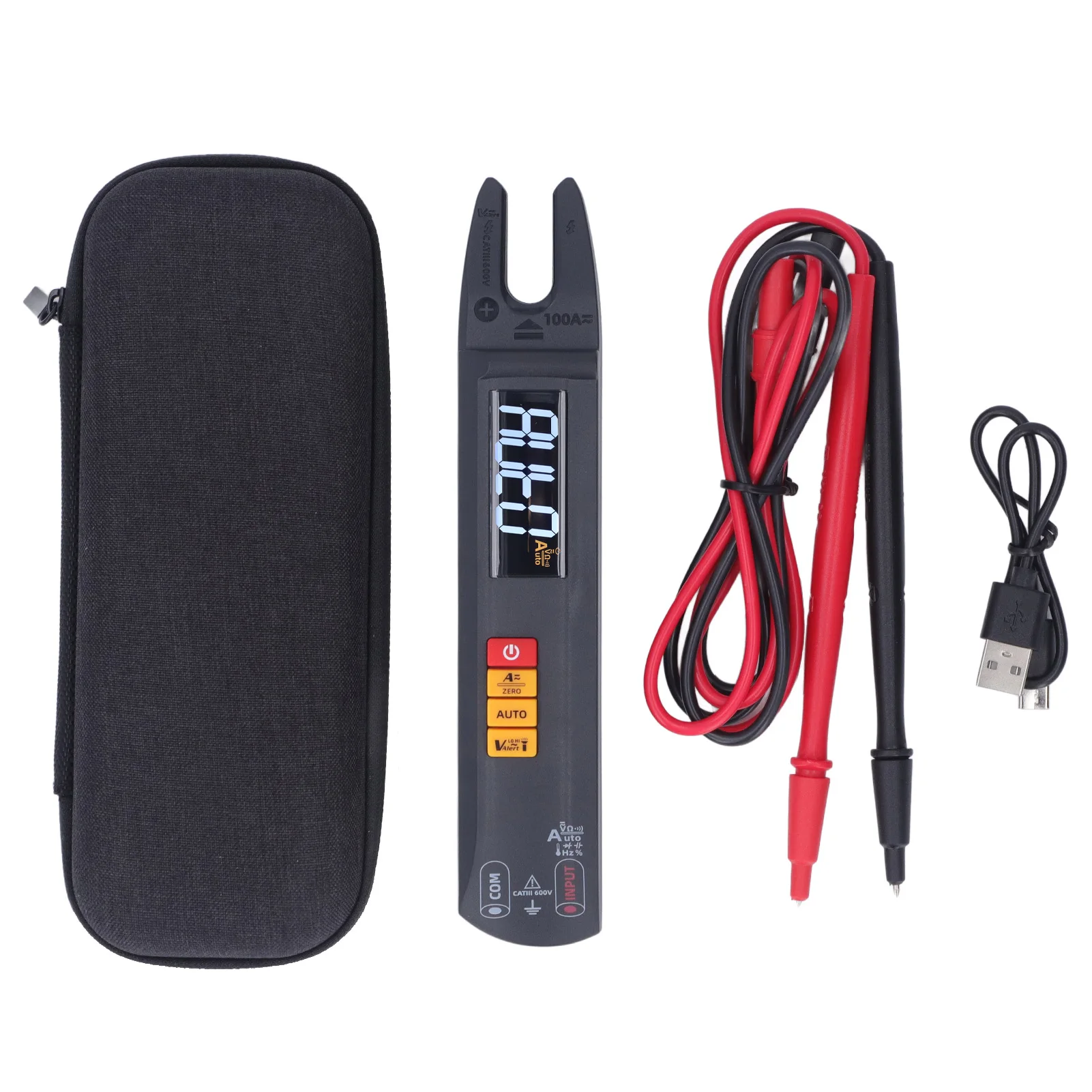 Digital Multimeter High Accuracy Auto Ranging Voltage Current Meter Matching Flashlight Three Display Modes 100A Ammeter Tools
Digital Multimeter High Accuracy Auto Ranging Voltage Current Meter Matching Flashlight Three Display Modes 100A Ammeter Tools