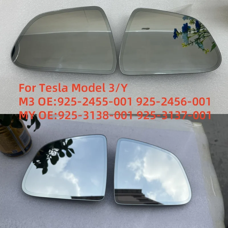 For Tesla Model Y 2020-2023 And Model 3 2017-2023 Car Rearview Mirror Wide Angle Glass Automatic Anti-glare Heated Auto Parts
For Tesla Model Y 2020-2023 And Model 3 2017-2023 Car Rearview Mirror Wide Angle Glass Automatic Anti-glare Heated Auto Parts