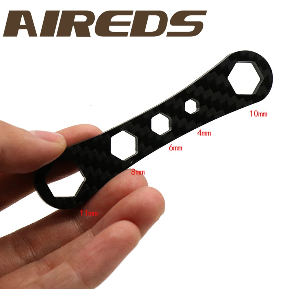 Bicycle Wrench Carbon Fiber Wrench 4/6/8/10/11mm Ultra Light Bike Repair Tool Multifunctional Maintenance Tools
Bicycle Wrench Carbon Fiber Wrench 4/6/8/10/11mm Ultra Light Bike Repair Tool Multifunctional Maintenance Tools