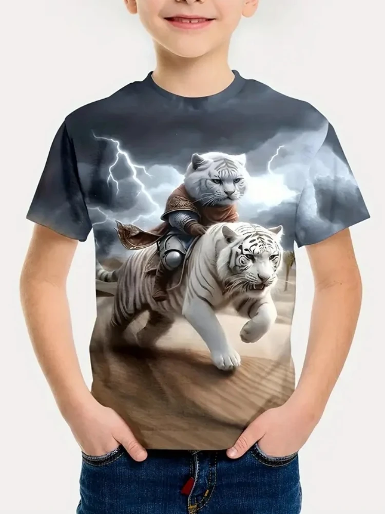 Girls Clothes Summer Girl Short Sleeve Fashion O-Neck Children Top Girls Cat T-Shirts Sporty Kids T-Shirt Kids Girls Clothes Top
Girls Clothes Summer Girl Short Sleeve Fashion O-Neck Children Top Girls Cat T-Shirts Sporty Kids T-Shirt Kids Girls Clothes Top