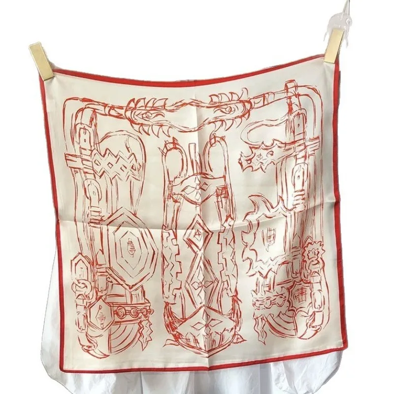 Women Vintage Red Line Sketch Horse Satin Square Scarf Retro Equestrian Print Neckerchief Hair Band Bag Ribbon Elegant Commute
Women Vintage Red Line Sketch Horse Satin Square Scarf Retro Equestrian Print Neckerchief Hair Band Bag Ribbon Elegant Commute