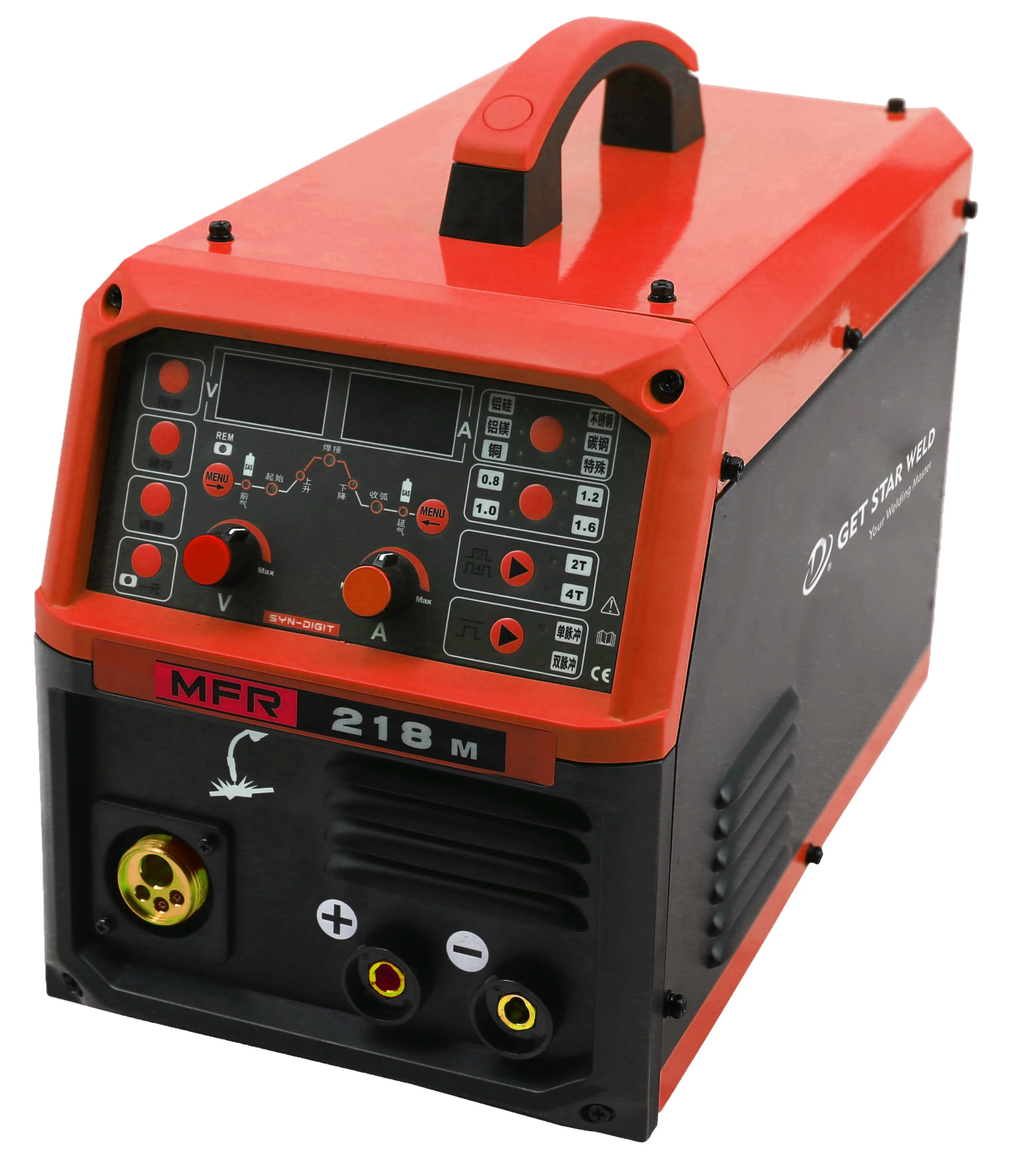 Get Star Weld MFR 218 импульсная нержавеющая сталь без брызг алюминий мини легкий ТИП mig сварочный аппарат с mig torch
Get Star Weld MFR 218 импульсная нержавеющая сталь без брызг алюминий мини легкий ТИП mig сварочный аппарат с mig torch