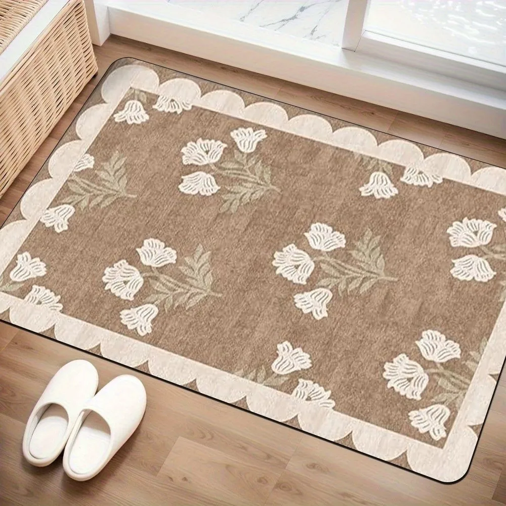 Quick Dry Anti Slip Floral Entry Doormat Retro Soft Absorbent Mat Decoration Door Mats Floor Protection
Quick Dry Anti Slip Floral Entry Doormat Retro Soft Absorbent Mat Decoration Door Mats Floor Protection