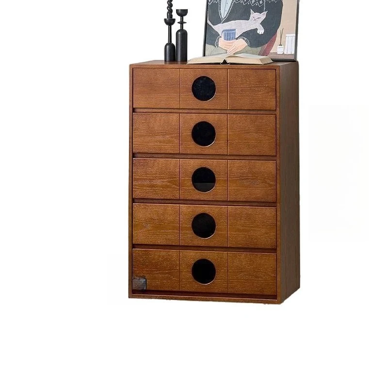 Solid wood chest of drawers, bedroom bedside and bedside storage locker, living room wall cabinet
Solid wood chest of drawers, bedroom bedside and bedside storage locker, living room wall cabinet