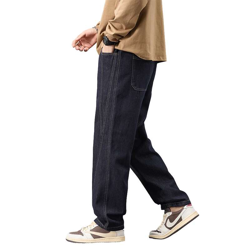 Men's Fashionable Jeans All-Season Cotton Blend Optional Fleece-Lined Straight-Leg Pants Minimalist Versatile Casual Denim Wear
Men's Fashionable Jeans All-Season Cotton Blend Optional Fleece-Lined Straight-Leg Pants Minimalist Versatile Casual Denim Wear