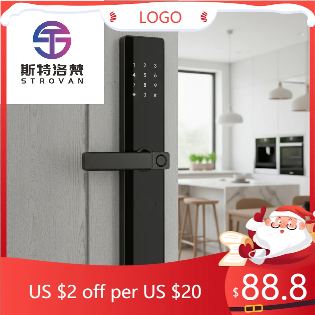 STLF SOURCE PRICE Wood Door Lock Black Indoor Gate Lock Tuya Ttlock Digital Smart Lock for Wooden Doors
STLF SOURCE PRICE Wood Door Lock Black Indoor Gate Lock Tuya Ttlock Digital Smart Lock for Wooden Doors