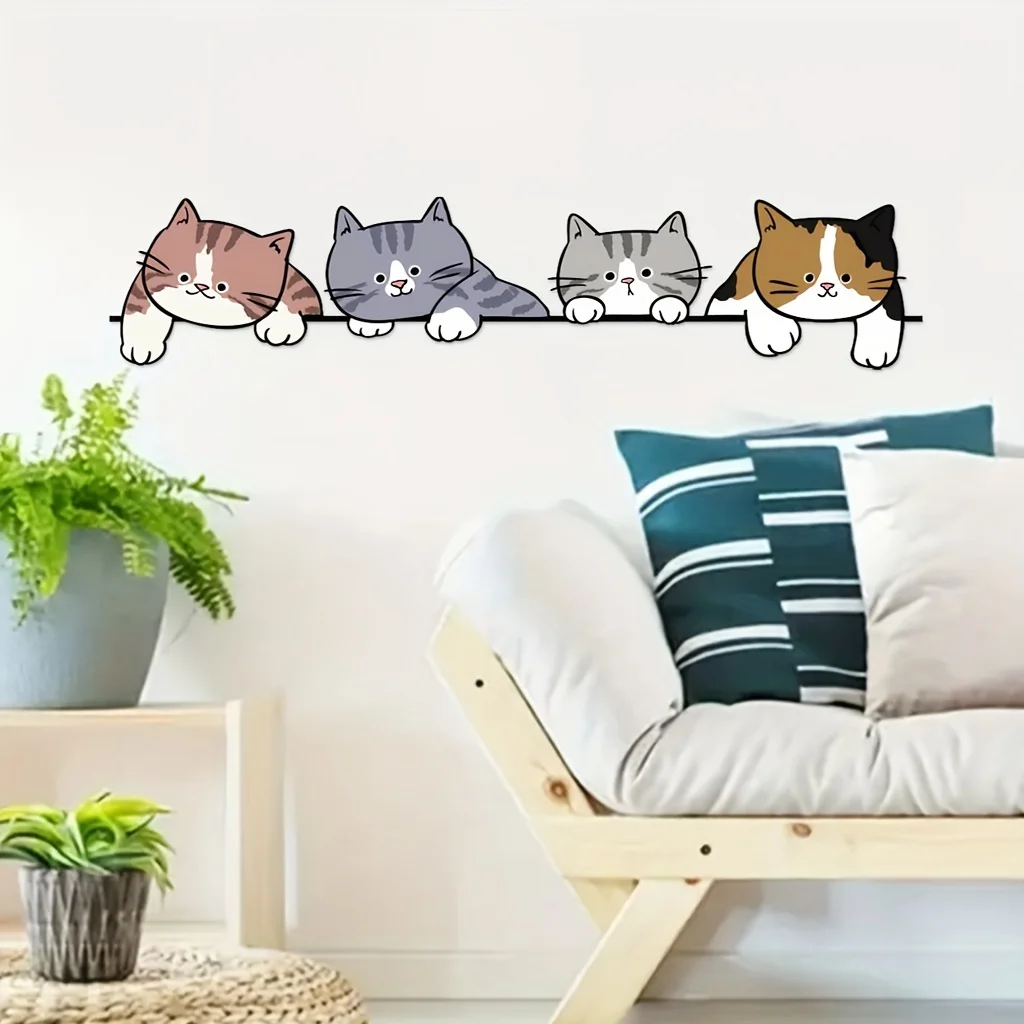 Cat Corner Wall Sticker Bathroom Toilet Decor Living Room Cabinet Refrigerator Home Decoration Decals Stickers M1268
Cat Corner Wall Sticker Bathroom Toilet Decor Living Room Cabinet Refrigerator Home Decoration Decals Stickers M1268