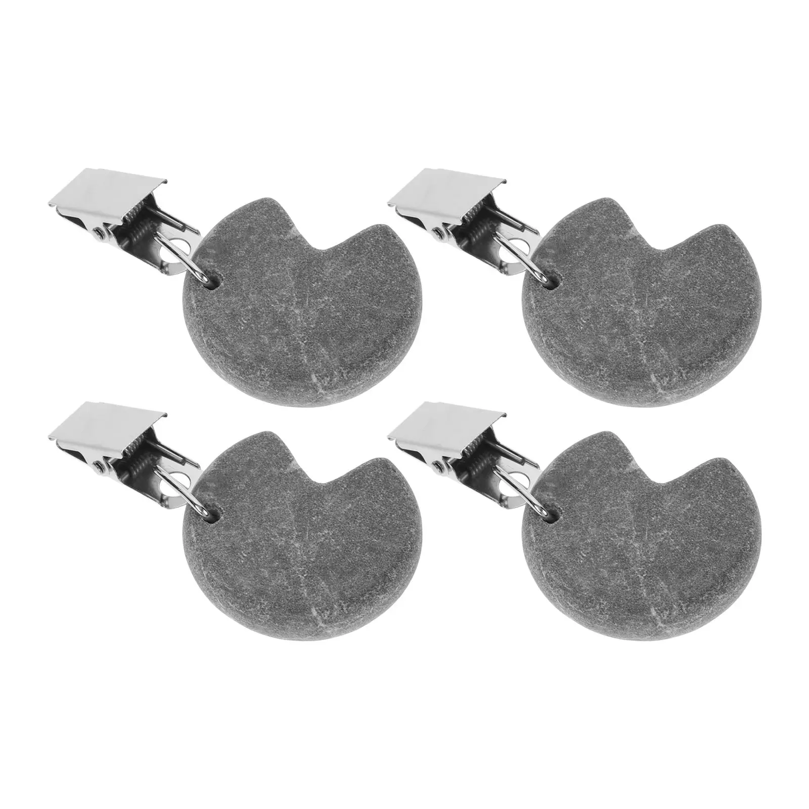 4 Pcs Tablecloth Clips Sturdy Stone Material Decorative Shape Outdoor Picnic Windproof Dining Replaceable Compact Weights
4 Pcs Tablecloth Clips Sturdy Stone Material Decorative Shape Outdoor Picnic Windproof Dining Replaceable Compact Weights