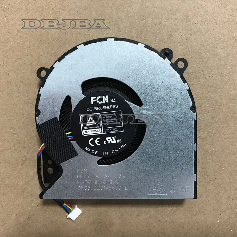 Вентилятор охлаждения процессора ноутбука для DELL 0TR5MX TR5MX DFS5H223145659 FPLY DC28000Z8F0 MG75070V1-C330-S9A 5 В 0,5 А
Вентилятор охлаждения процессора ноутбука для DELL 0TR5MX TR5MX DFS5H223145659 FPLY DC28000Z8F0 MG75070V1-C330-S9A 5 В 0,5 А