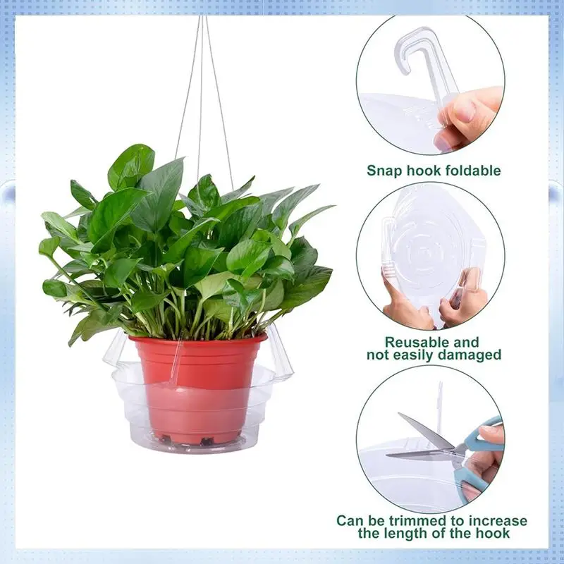 AD-15 Pcs Hanging Plant Water Catcher-8 Inch Clear Plastics Plant Water Catcher Tray-Hanging Plant Saucers Drip Pans
AD-15 Pcs Hanging Plant Water Catcher-8 Inch Clear Plastics Plant Water Catcher Tray-Hanging Plant Saucers Drip Pans