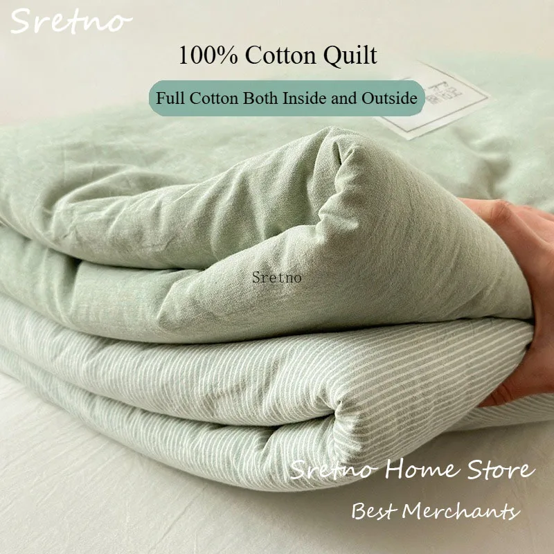 SRETNO 100% Cotton Woven Air Conditioner Blanket Summer New Thin Wadding Blanket Machine Washable Comforter colcha cama 150x200
SRETNO 100% Cotton Woven Air Conditioner Blanket Summer New Thin Wadding Blanket Machine Washable Comforter colcha cama 150x200