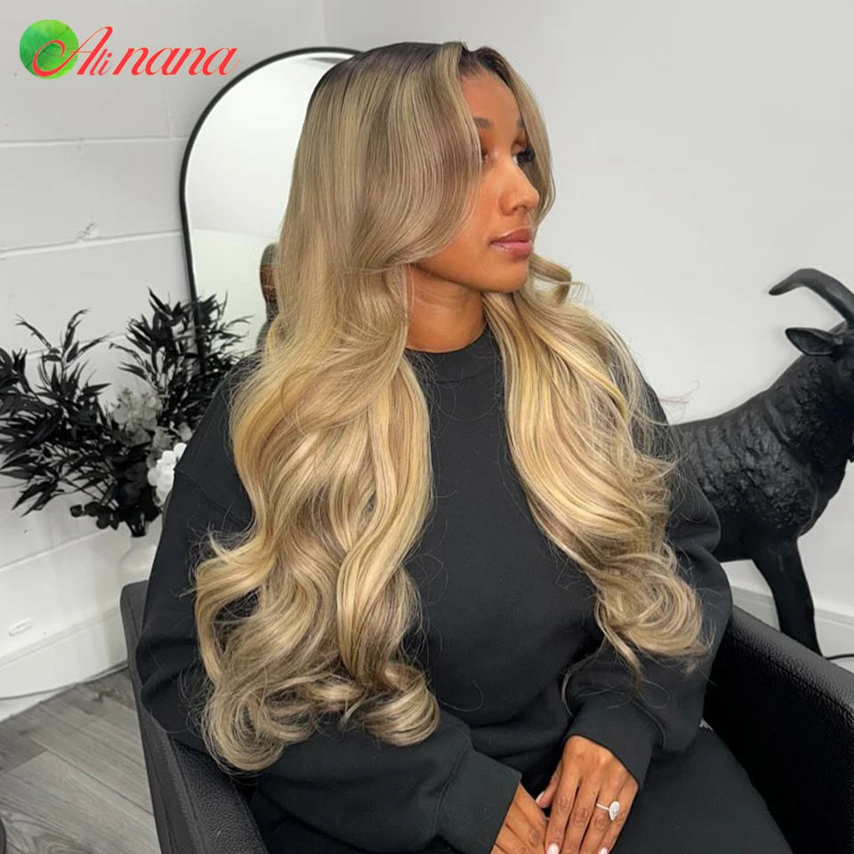 Highlight Ash Blonde Colored 13x4 Transparent Lace Frontal Wig Body Wave Pre-Plucked 5x7 Lace Closure Human Hair Wig For Women
Highlight Ash Blonde Colored 13x4 Transparent Lace Frontal Wig Body Wave Pre-Plucked 5x7 Lace Closure Human Hair Wig For Women