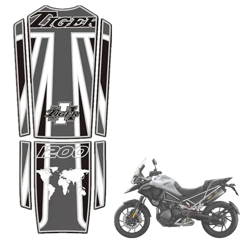 Для Triumph Tiger 1200 защитная накладка на бак мотоцикла 3D гелевая наклейка Decal - 3
Для Triumph Tiger 1200 защитная накладка на бак мотоцикла 3D гелевая наклейка Decal - 3