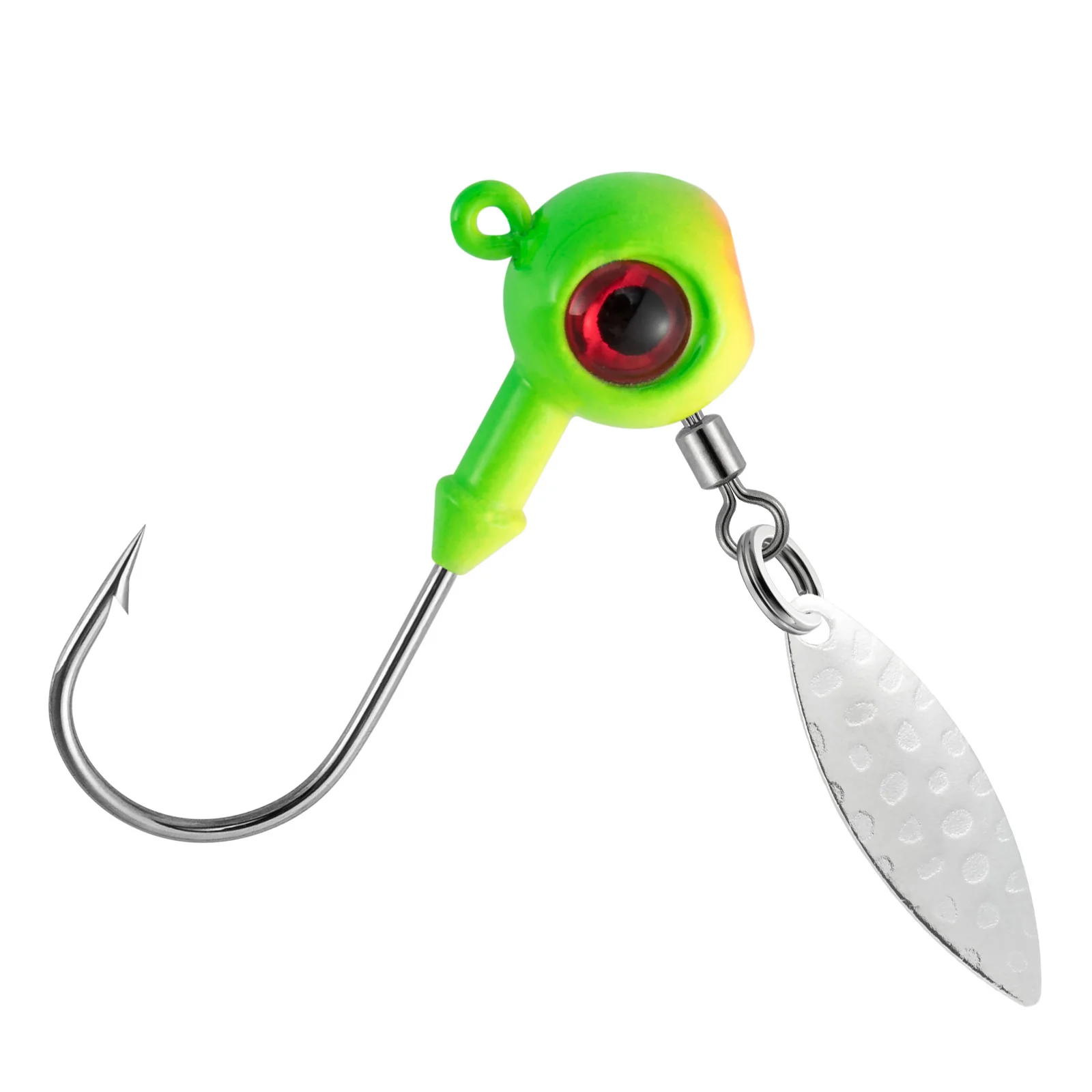 10pcs Underspin Jig Head Hook 3.5g 5g 7g Willow Blade Spinner Crappie Jig Stand Up Jig Soft Bait Worm Live Bait Hook Swimbait
10pcs Underspin Jig Head Hook 3.5g 5g 7g Willow Blade Spinner Crappie Jig Stand Up Jig Soft Bait Worm Live Bait Hook Swimbait