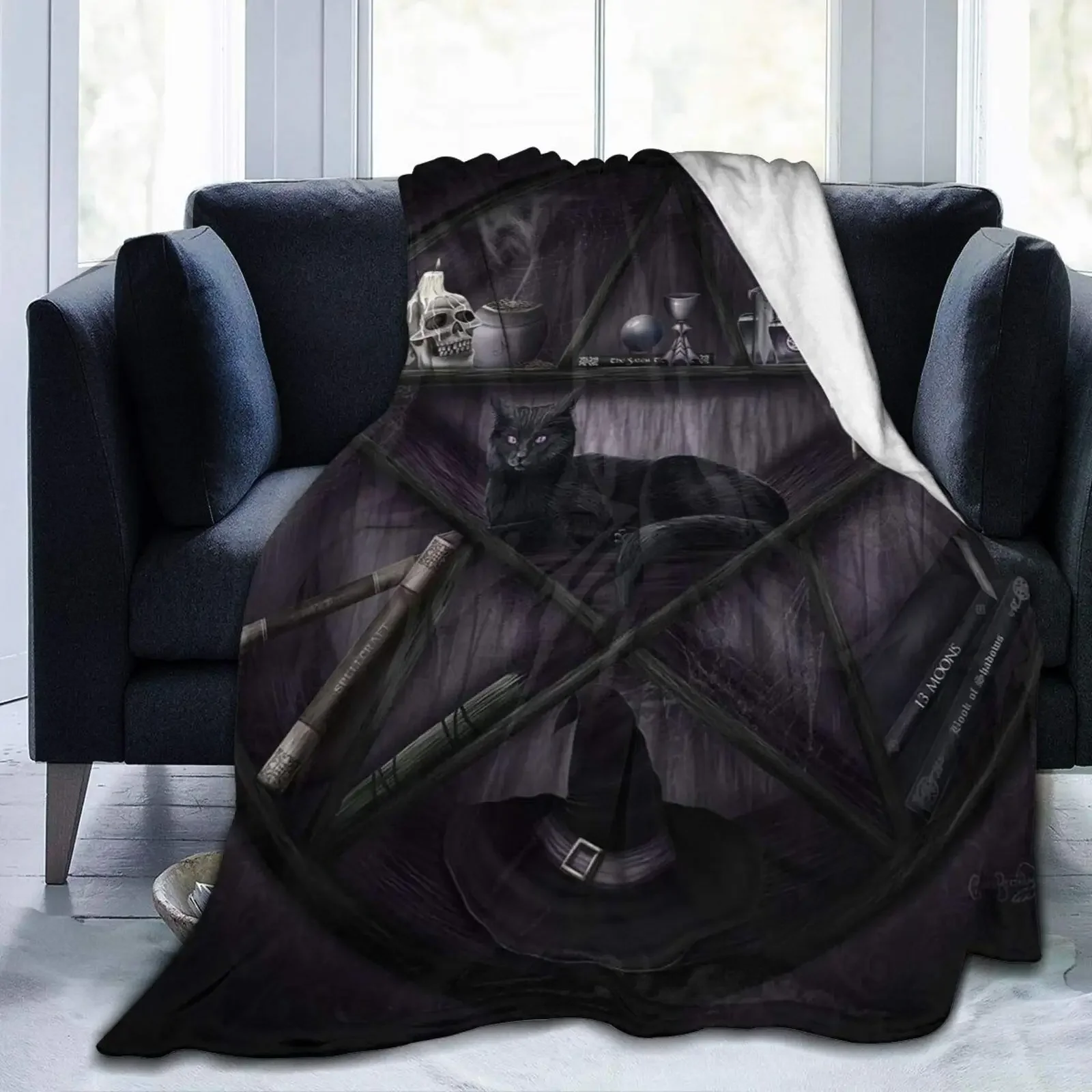 Black Cat Blankets Fleece Spring Autumn Animals Multifunction Soft Throw for Home Office Bedding Throws Queen King Size
Black Cat Blankets Fleece Spring Autumn Animals Multifunction Soft Throw for Home Office Bedding Throws Queen King Size