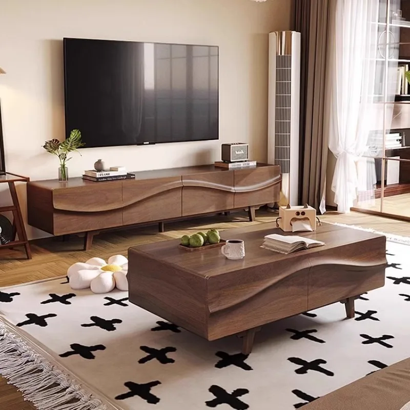 table TV cabinet living room solid wood coffee table combination small apartment simple coffee table TV cabinet combination
table TV cabinet living room solid wood coffee table combination small apartment simple coffee table TV cabinet combination