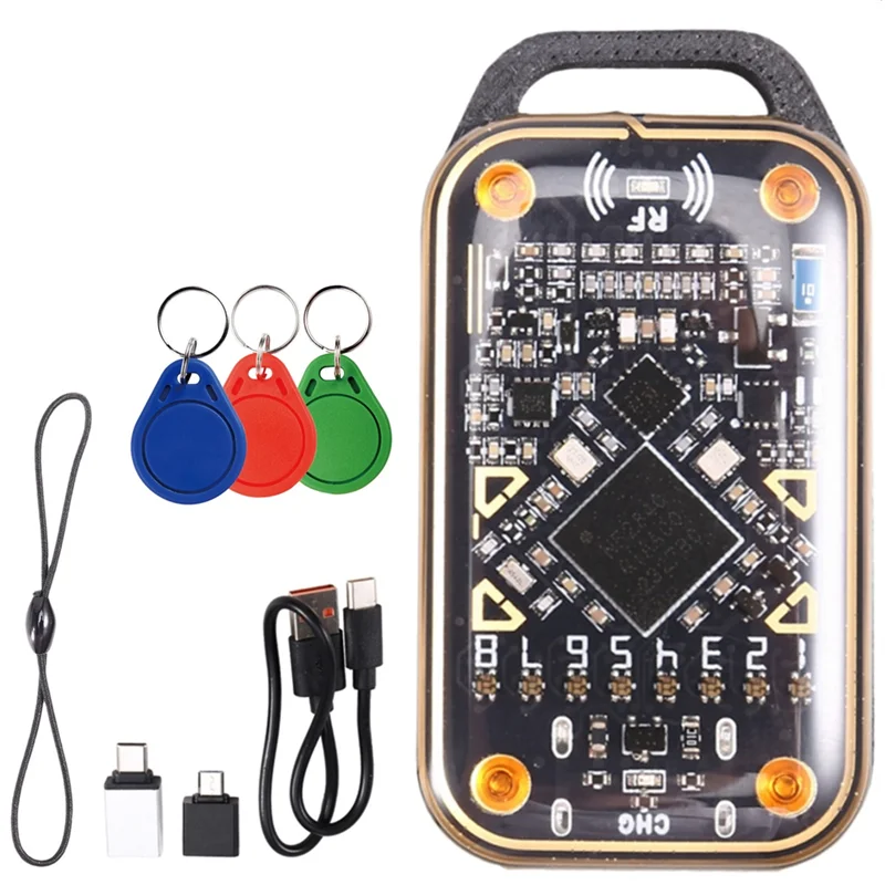 B24B Chameleon Ultra Smart Card Emulator+3XCUID Keychain RFID Smart Chip Reader 125K 13.56Mhz Card Decode Duplicator
B24B Chameleon Ultra Smart Card Emulator+3XCUID Keychain RFID Smart Chip Reader 125K 13.56Mhz Card Decode Duplicator