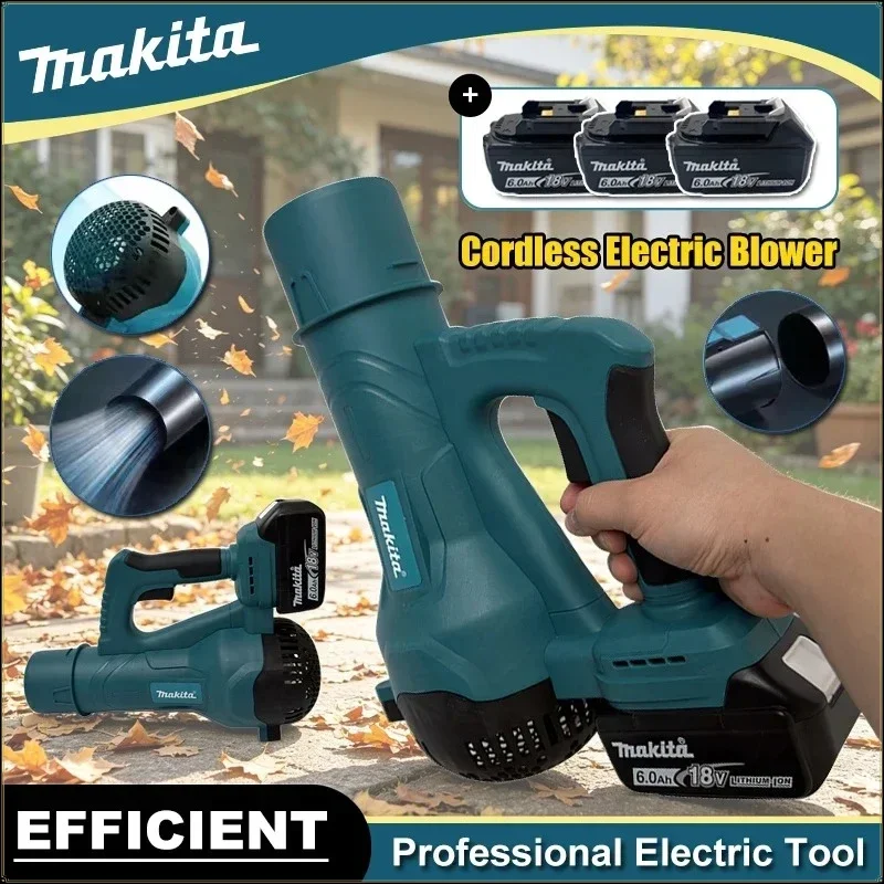 Makita Brushless Cordless Air Blower Handheld Leaf jet Turbo Blower Power Tool For Makita 18V Battery
Makita Brushless Cordless Air Blower Handheld Leaf jet Turbo Blower Power Tool For Makita 18V Battery
