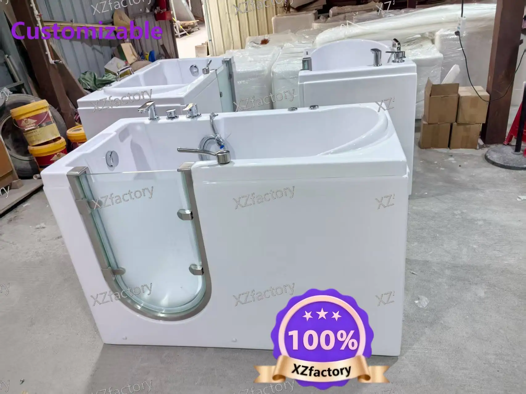 Factory Direct 2026 Top RatedWalk-In Bathtub with Door, White Acrylic, Portable Design, Ensures Safe Bathing Experience for Elde
Factory Direct 2026 Top RatedWalk-In Bathtub with Door, White Acrylic, Portable Design, Ensures Safe Bathing Experience for Elde