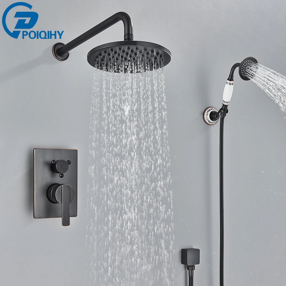 POIQIHY античный латунный смеситель для душа, скрытый смеситель для душа, настенное крепление, набор для душа для ванной комнаты, 8 дюймов, латунная насадка для душа с дождевой насадкой
POIQIHY античный латунный смеситель для душа, скрытый смеситель для душа, настенное крепление, набор для душа для ванной комнаты, 8 дюймов, латунная насадка для душа с дождевой насадкой