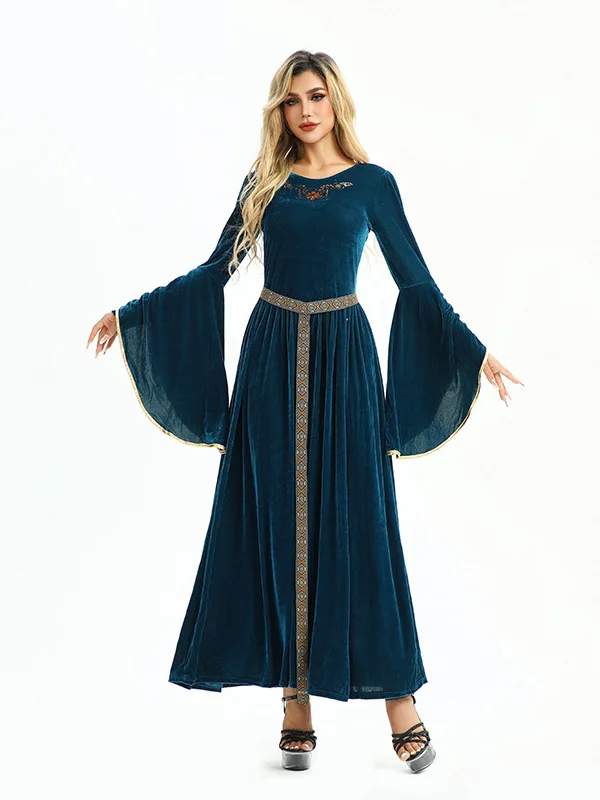 Halloween Renaissance Peasant Dress Medieval Style Farm Theme Women's Costume Traditional Chinese Ethnic Stage Performance Wear
Halloween Renaissance Peasant Dress Medieval Style Farm Theme Women's Costume Traditional Chinese Ethnic Stage Performance Wear