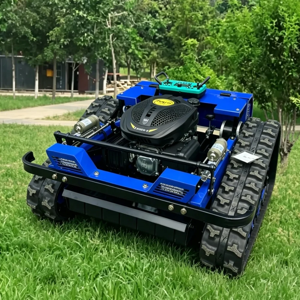 Tracked Lawn Mower Simple Design Electric Lawn Mower Wireless Remote Control Agriculture Business
Tracked Lawn Mower Simple Design Electric Lawn Mower Wireless Remote Control Agriculture Business