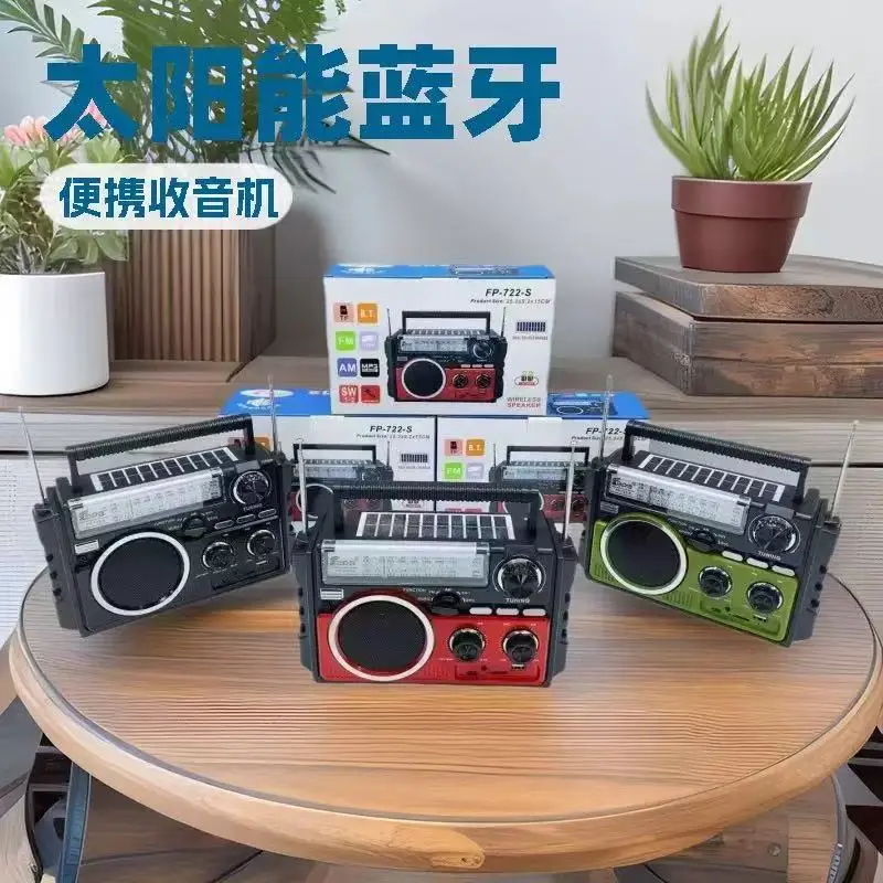 2026 Solar Powered Bluetooth Speaker Handheld Outdoor Portable Multi-band FM Radio with AUX USB SW1-2 4 Bands Receiver BT
2026 Solar Powered Bluetooth Speaker Handheld Outdoor Portable Multi-band FM Radio with AUX USB SW1-2 4 Bands Receiver BT