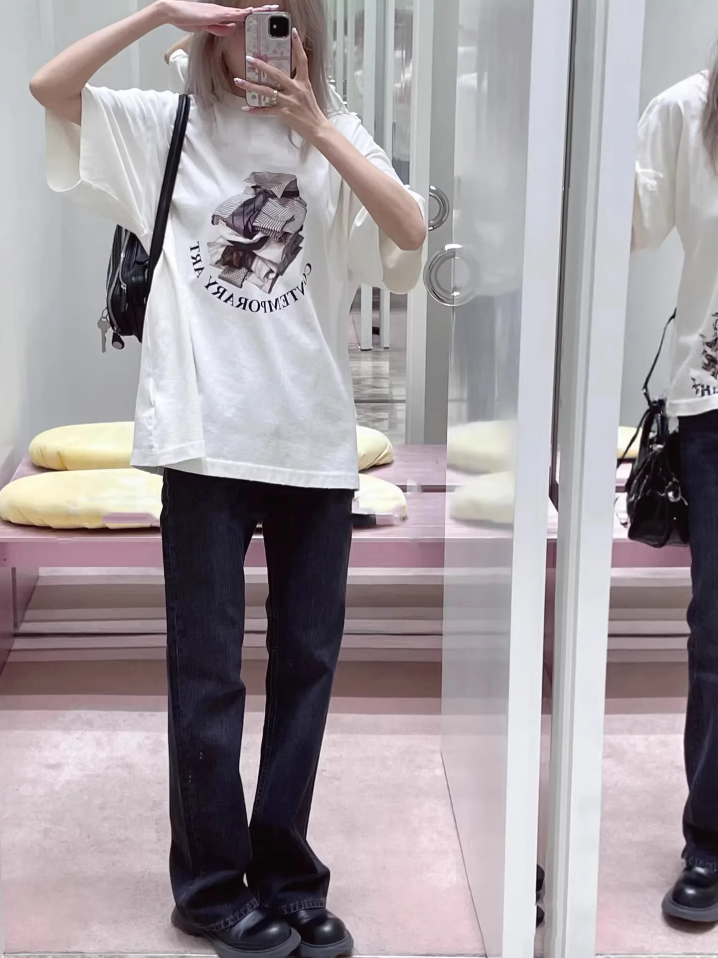 Свободная женская футболка с коротким рукавом, 100% хлопок, с графическим принтом, версия South Oil, весна 2026, новинка
Свободная женская футболка с коротким рукавом, 100% хлопок, с графическим принтом, версия South Oil, весна 2026, новинка