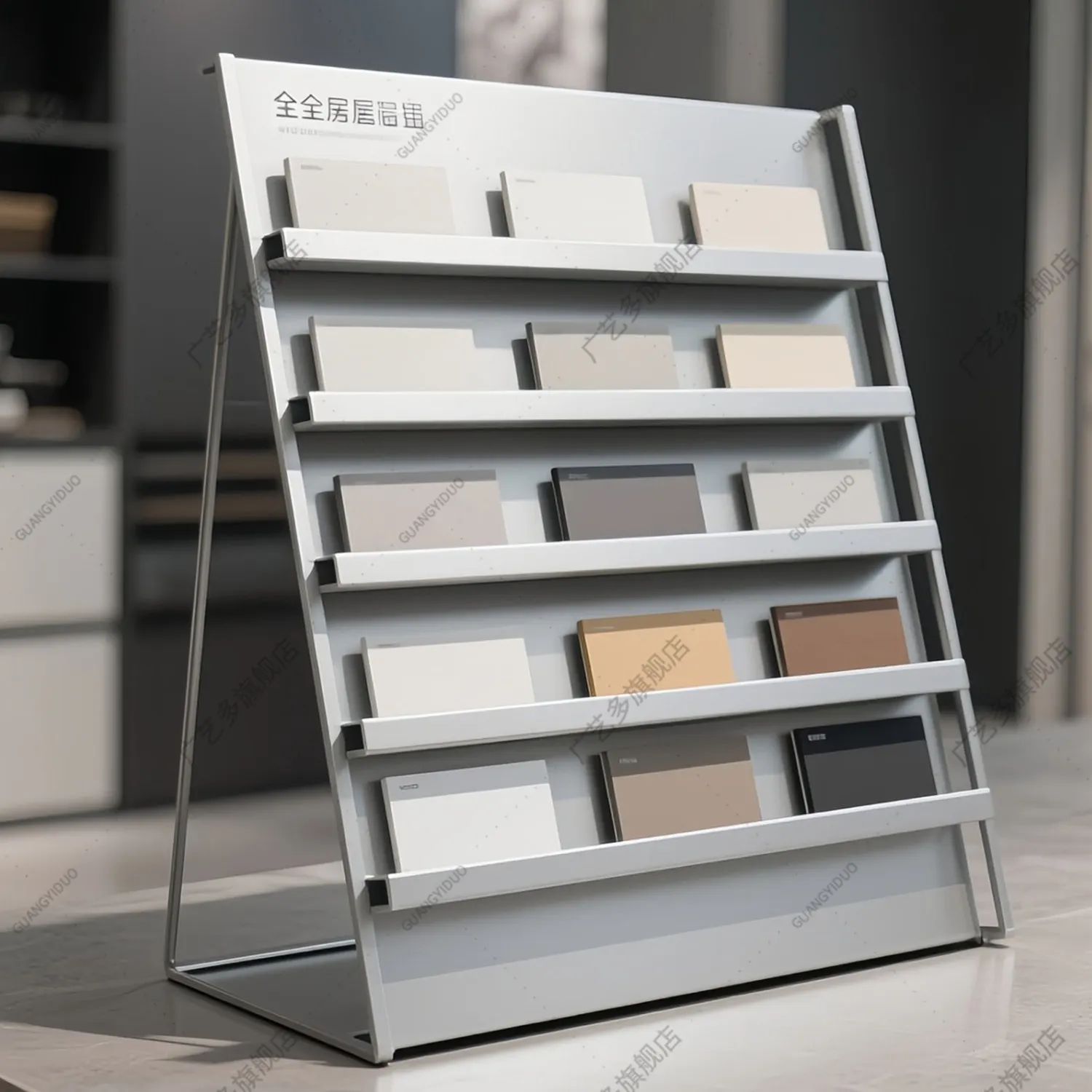 Sample block swatch display rack Clothes cabinet door sample rack Exhibition board laminate tray No punching Building materials
Sample block swatch display rack Clothes cabinet door sample rack Exhibition board laminate tray No punching Building materials