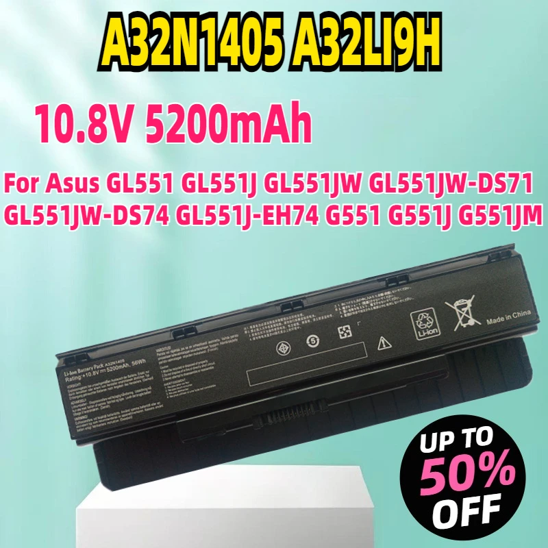 Новый аккумулятор для ноутбука A32LI9H A32N1405 Asus GL551 GL551JW GL551J GL551JW-DS71 GL551J-EH74 G551 GL551JW-DS74 G551J G551JM
Новый аккумулятор для ноутбука A32LI9H A32N1405 Asus GL551 GL551JW GL551J GL551JW-DS71 GL551J-EH74 G551 GL551JW-DS74 G551J G551JM