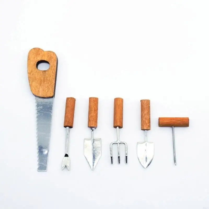 K9FF Dollhouses Accessories 6PCS Miniature Farm Work Tool Set 1/12 Gardening Tool for Farm and Garden Scene Display Decoration
K9FF Dollhouses Accessories 6PCS Miniature Farm Work Tool Set 1/12 Gardening Tool for Farm and Garden Scene Display Decoration