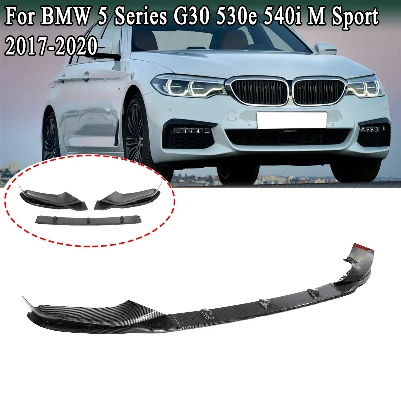 Front Bumper Spoiler Lip For BMW 5 Series G30 530e 540i M Sport 2017-2020 Carbon Fiber Bumper Trim Cover Body Protector
Front Bumper Spoiler Lip For BMW 5 Series G30 530e 540i M Sport 2017-2020 Carbon Fiber Bumper Trim Cover Body Protector