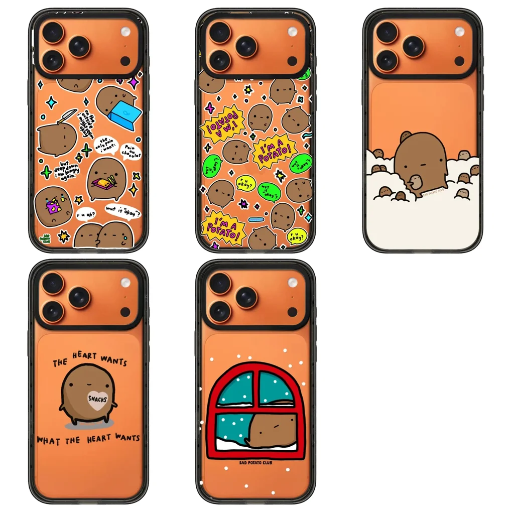 Cute Cartoon Potato 2.0 Acrylic Black Border Phone Cover for IPhone 12 13 14 15 16 17 Pro Max Case for IPhone 17 Air
Cute Cartoon Potato 2.0 Acrylic Black Border Phone Cover for IPhone 12 13 14 15 16 17 Pro Max Case for IPhone 17 Air