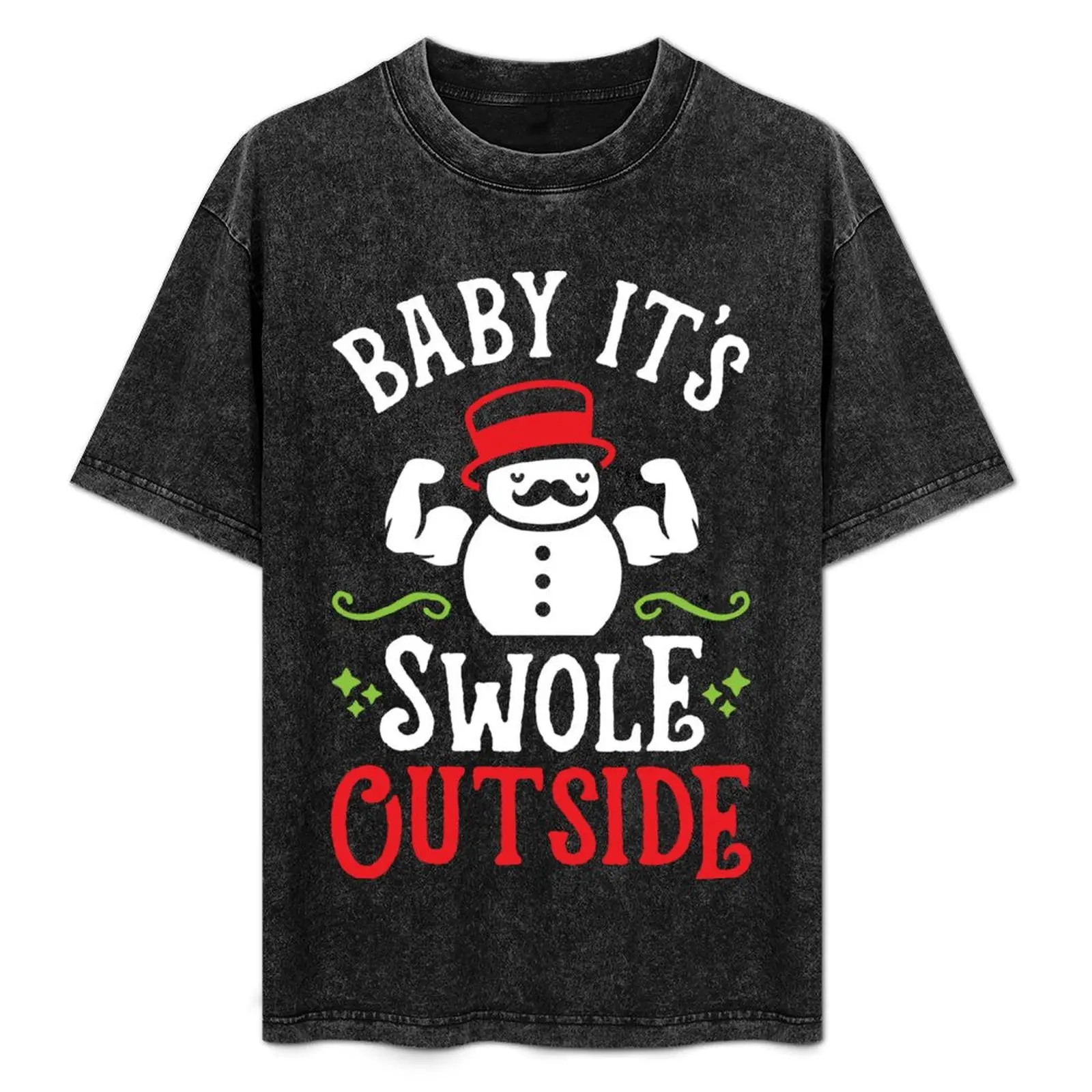 Baby It's Swole Outside (Funny Christmas Gym Fitness) T-Shirt Basic Crew Neck Short Sleeve Top
Baby It's Swole Outside (Funny Christmas Gym Fitness) T-Shirt Basic Crew Neck Short Sleeve Top