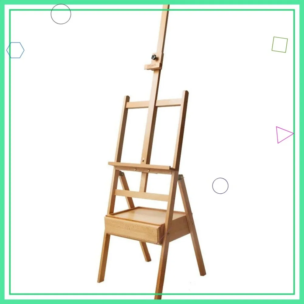 Beech Wood Floor Easel, Adjustable 43.5x44x150cm, 17.13x17.32x59.1in
Beech Wood Floor Easel, Adjustable 43.5x44x150cm, 17.13x17.32x59.1in