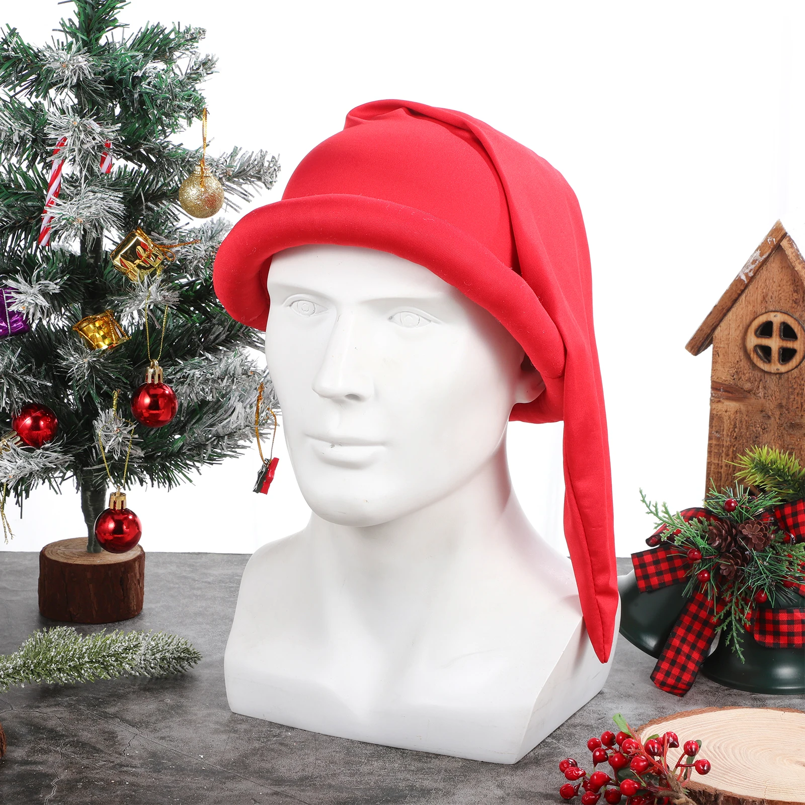 Christmas Elf Hat Halloween Cap Gnome Hat Unisex Decorative Dwarf Hat Cosplay Costume Prop Carnivals Christmas Party dressing up
Christmas Elf Hat Halloween Cap Gnome Hat Unisex Decorative Dwarf Hat Cosplay Costume Prop Carnivals Christmas Party dressing up