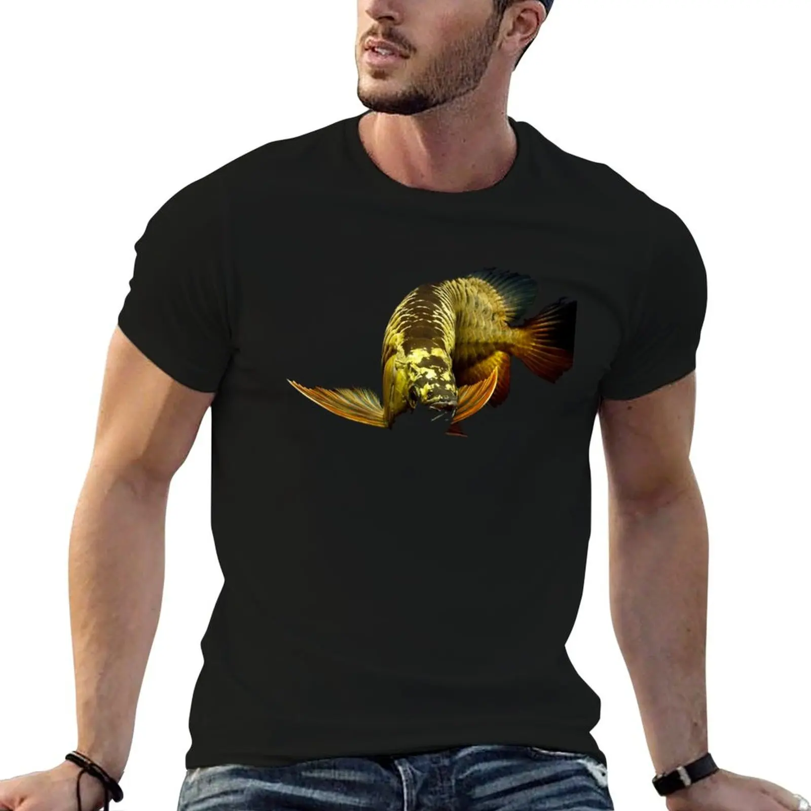 Golden Arowanas T-Shirt man t shirt heavy cotton man t shirts high quality luxury brand t shirts for man slim fit T-shirt
Golden Arowanas T-Shirt man t shirt heavy cotton man t shirts high quality luxury brand t shirts for man slim fit T-shirt