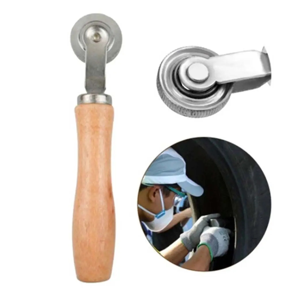 Tube Stitcher Puncture Ball Bearing Wood Handle Tyre Patch Roller Tire Repair Tool Tire Compaction Roller Patch Tire Repair
Tube Stitcher Puncture Ball Bearing Wood Handle Tyre Patch Roller Tire Repair Tool Tire Compaction Roller Patch Tire Repair