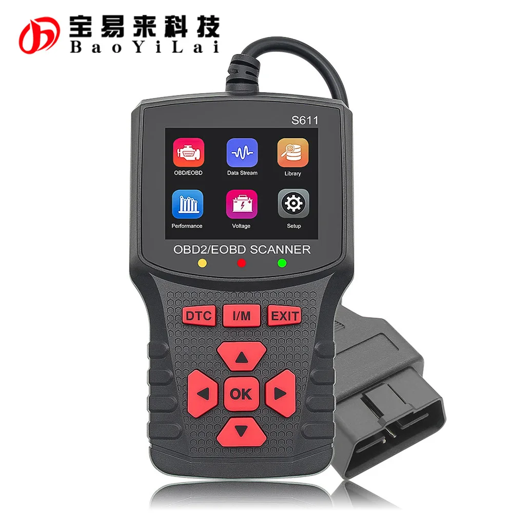 S611 OBD EOBD Автомобильный диагностический инструмент Автомобильный портативный интеллектуальный детектор
S611 OBD EOBD Автомобильный диагностический инструмент Автомобильный портативный интеллектуальный детектор