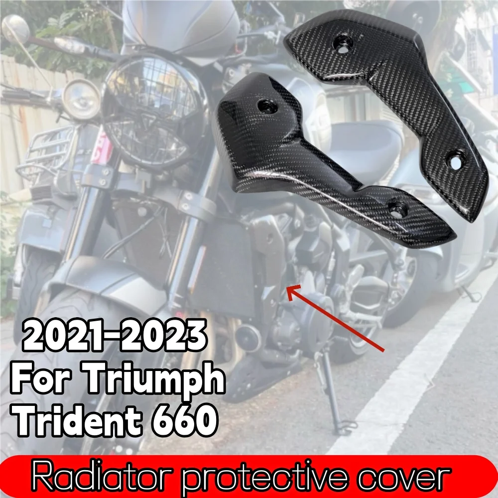 MOTO4U For Triumph Trident 660 Trident660 2021 2022 2023 Carbon Fiber Motocycle Side Radiator Protector Cover 2PCS Side Panel
MOTO4U For Triumph Trident 660 Trident660 2021 2022 2023 Carbon Fiber Motocycle Side Radiator Protector Cover 2PCS Side Panel