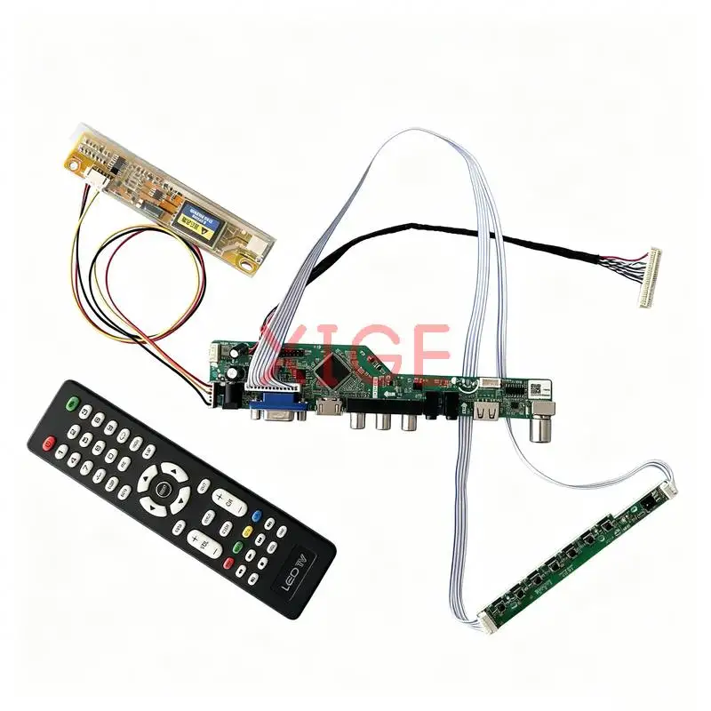 Matrix Controller Board Fit HSD150PX16 HSD150PX17 HSD150PX15 HSD150PX14 1024x768 LVDS 30-Pin 1024*768 1-CCFL HDMI+VGA+AV+USB Kit
Matrix Controller Board Fit HSD150PX16 HSD150PX17 HSD150PX15 HSD150PX14 1024x768 LVDS 30-Pin 1024*768 1-CCFL HDMI+VGA+AV+USB Kit