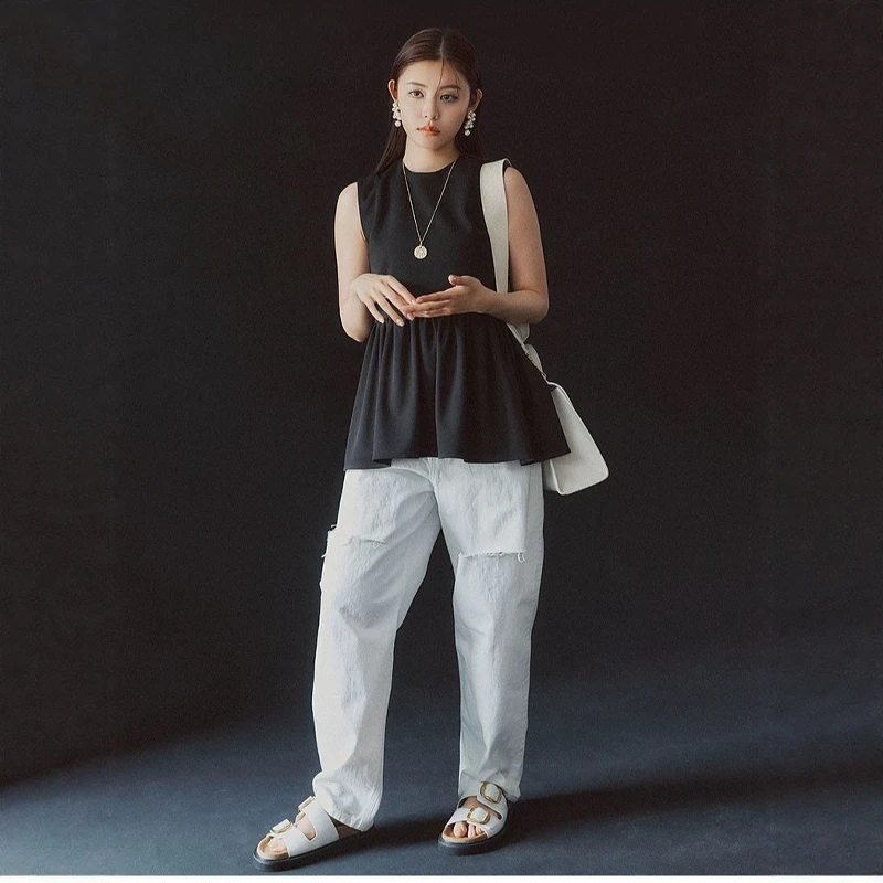 Torowee round Ne Svel Simple Sle Top Women's Slim Fit irt Polyester Fiber Regular Length Summer Season Pure Color
Torowee round Ne Svel Simple Sle Top Women's Slim Fit irt Polyester Fiber Regular Length Summer Season Pure Color