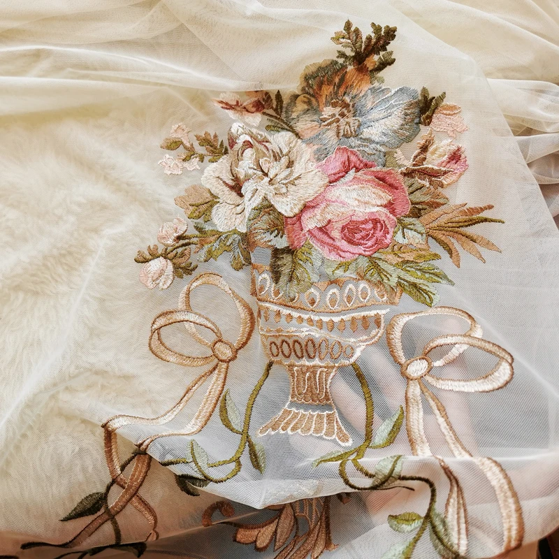 Custom Size Semi-shading Embroidery Retro European and American Living Room High-end Luxury White Tulle Curtains for Bedroom
Custom Size Semi-shading Embroidery Retro European and American Living Room High-end Luxury White Tulle Curtains for Bedroom