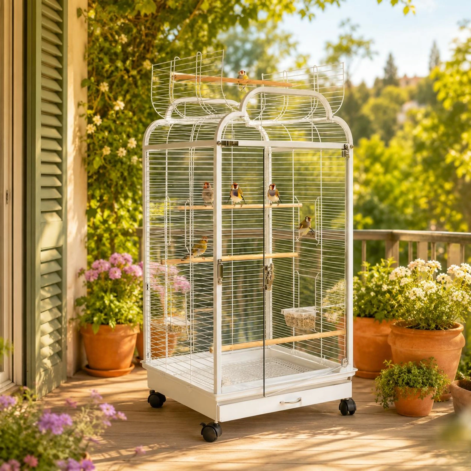 Glass Bird Enclosure Pull-out Tray Arched-Top Bird Enclosure Pet Enclosure Clear View Spacious
Glass Bird Enclosure Pull-out Tray Arched-Top Bird Enclosure Pet Enclosure Clear View Spacious