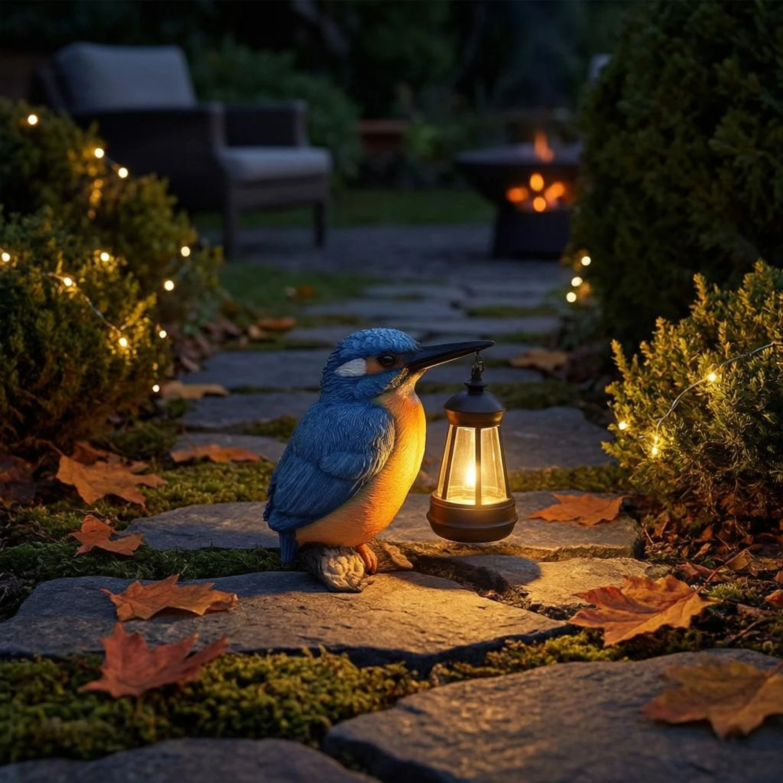 Solar Kingfisher Statue Resin Kingfisher Ornament Solar Lantern Ornament Weatherproof Outdoor Decor Waterproof for Yard, Patio
Solar Kingfisher Statue Resin Kingfisher Ornament Solar Lantern Ornament Weatherproof Outdoor Decor Waterproof for Yard, Patio