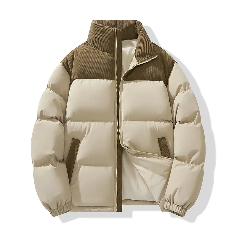 New Fashion Winter Men's Color-coded Thicken Casual Trendy Stand Collar Long Sleeve Velvet Parkas Male Clothes Quilted Coats
New Fashion Winter Men's Color-coded Thicken Casual Trendy Stand Collar Long Sleeve Velvet Parkas Male Clothes Quilted Coats