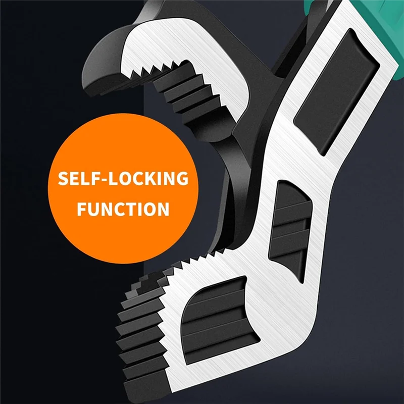 AT48-2Pcs Adjustable Pipe Wrench Multifunctional Self-Locking 0.28"-0.6"(7-15Mm) Auto
AT48-2Pcs Adjustable Pipe Wrench Multifunctional Self-Locking 0.28"-0.6"(7-15Mm) Auto