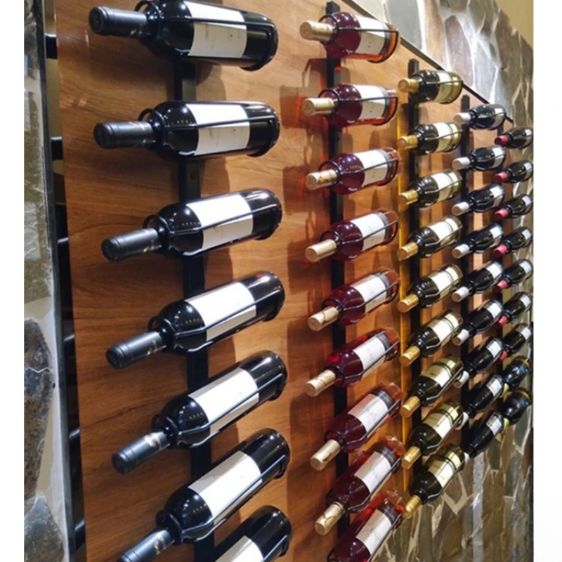 Wall mounted wine rack, bottle rack, red wine display rack, creative iron art wine rack, wine cellar wall mounted wine rack
Wall mounted wine rack, bottle rack, red wine display rack, creative iron art wine rack, wine cellar wall mounted wine rack